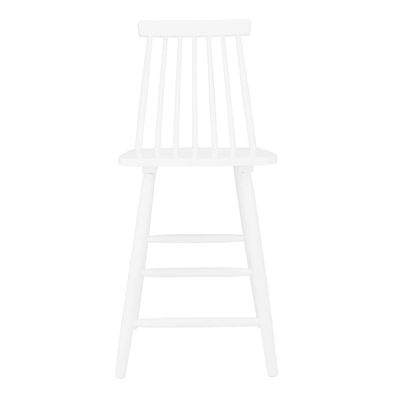 24-inch Spindle Counter Stool – Rubberwood Frame, Set of 2 | 18W x 21D x 39H in