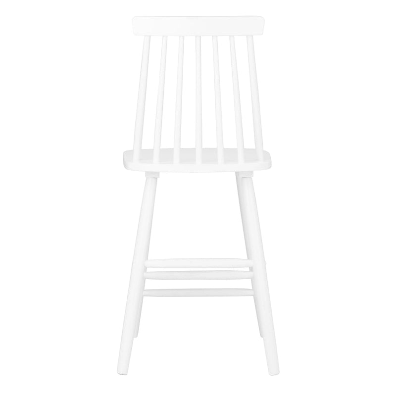 24-inch Spindle Counter Stool – Rubberwood Frame, Set of 2 | 18W x 21D x 39H in