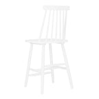 24-inch Spindle Counter Stool – Rubberwood Frame, Set of 2 | 18W x 21D x 39H in