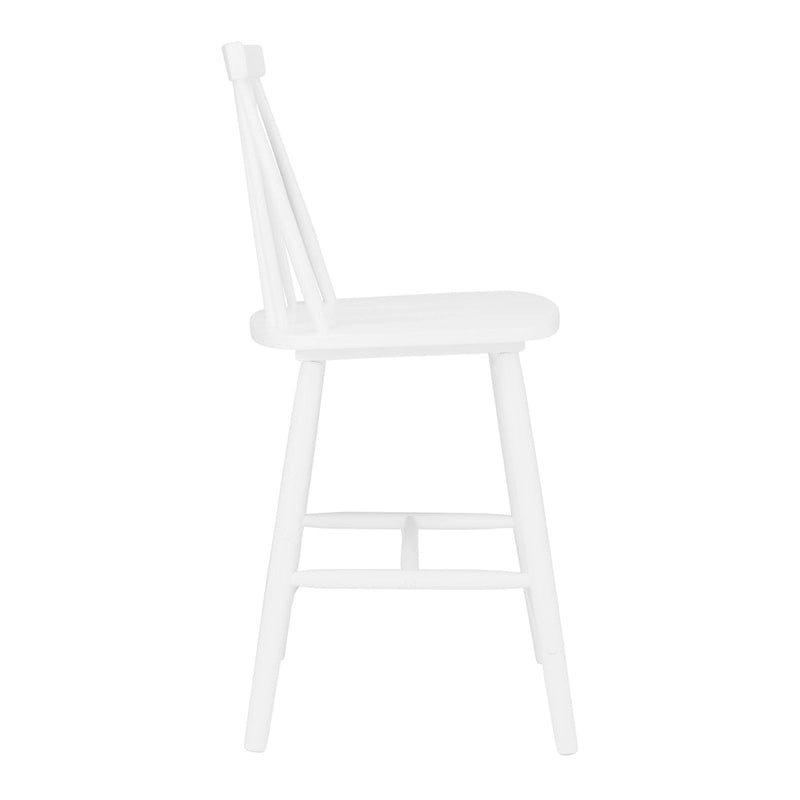 24-inch Spindle Counter Stool – Rubberwood Frame, Set of 2 | 18W x 21D x 39H in