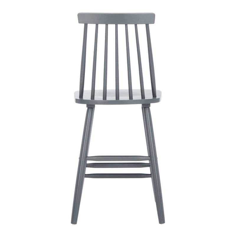 24-inch Spindle Counter Stool – Rubberwood Frame, Set of 2 | 18W x 21D x 39H in