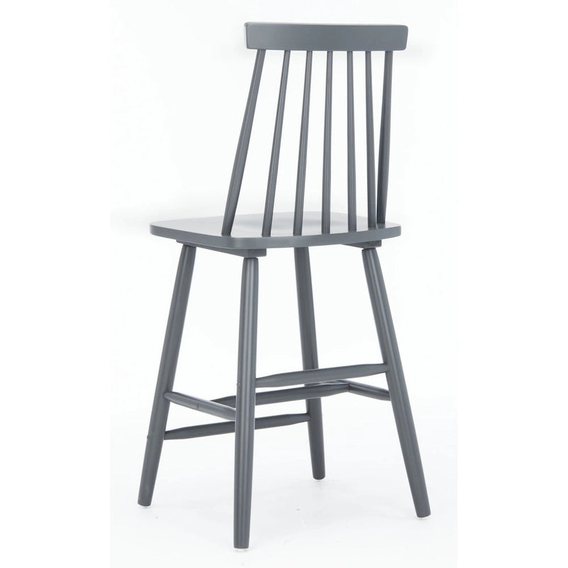 24-inch Spindle Counter Stool – Rubberwood Frame, Set of 2 | 18W x 21D x 39H in