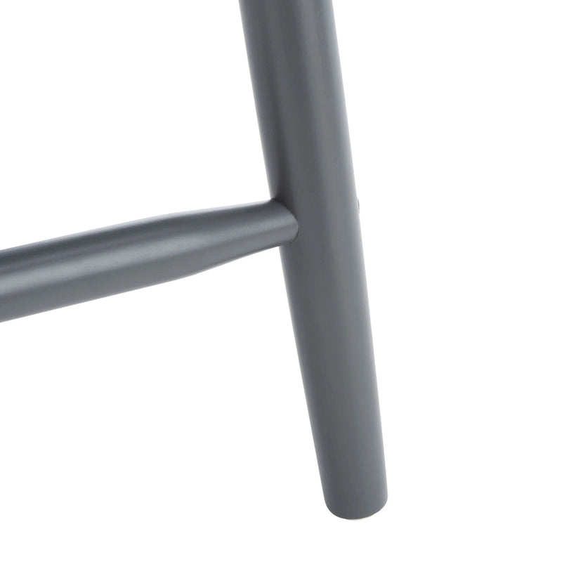 24-inch Spindle Counter Stool – Rubberwood Frame, Set of 2 | 18W x 21D x 39H in