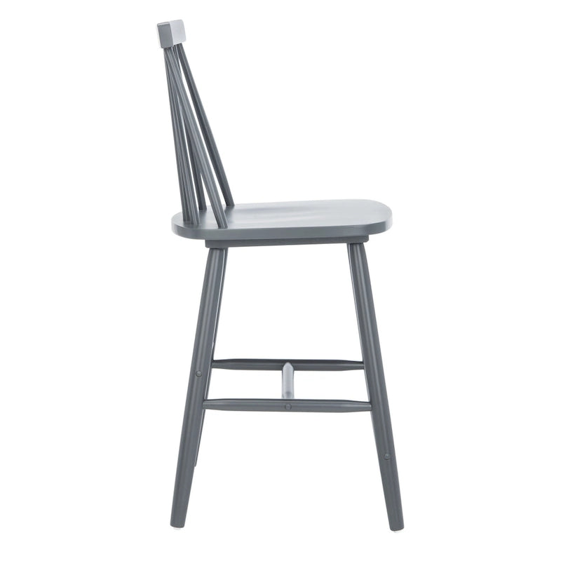 24-inch Spindle Counter Stool – Rubberwood Frame, Set of 2 | 18W x 21D x 39H in
