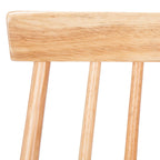 24-inch Spindle Counter Stool – Rubberwood Frame, Set of 2 | 18W x 21D x 39H in