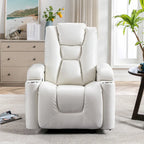 Power Leather Recliner Chair Home Theater Seating Soft