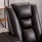 Power Leather Recliner Chair Home Theater Seating Soft
