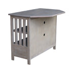 Solid Hardwood Mission Corner TV Stand