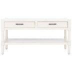 2-Drawer Bottom Shelf Coffee Table - 37.8 W x 19 L x 19 H - 38Wx19Dx19H