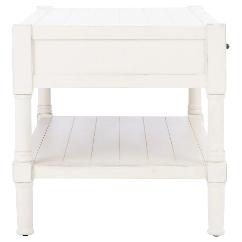 2-Drawer Bottom Shelf Coffee Table - 37.8 W x 19 L x 19 H - 38Wx19Dx19H