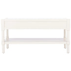 2-Drawer Bottom Shelf Coffee Table - 37.8 W x 19 L x 19 H - 38Wx19Dx19H