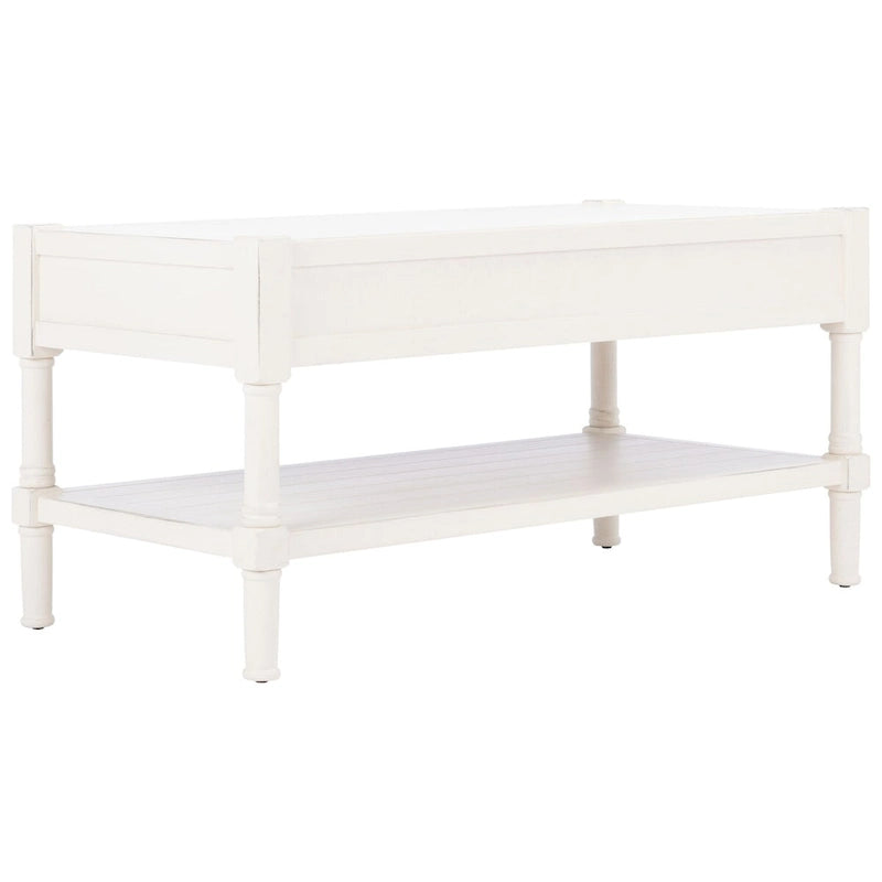 2-Drawer Bottom Shelf Coffee Table - 37.8 W x 19 L x 19 H - 38Wx19Dx19H