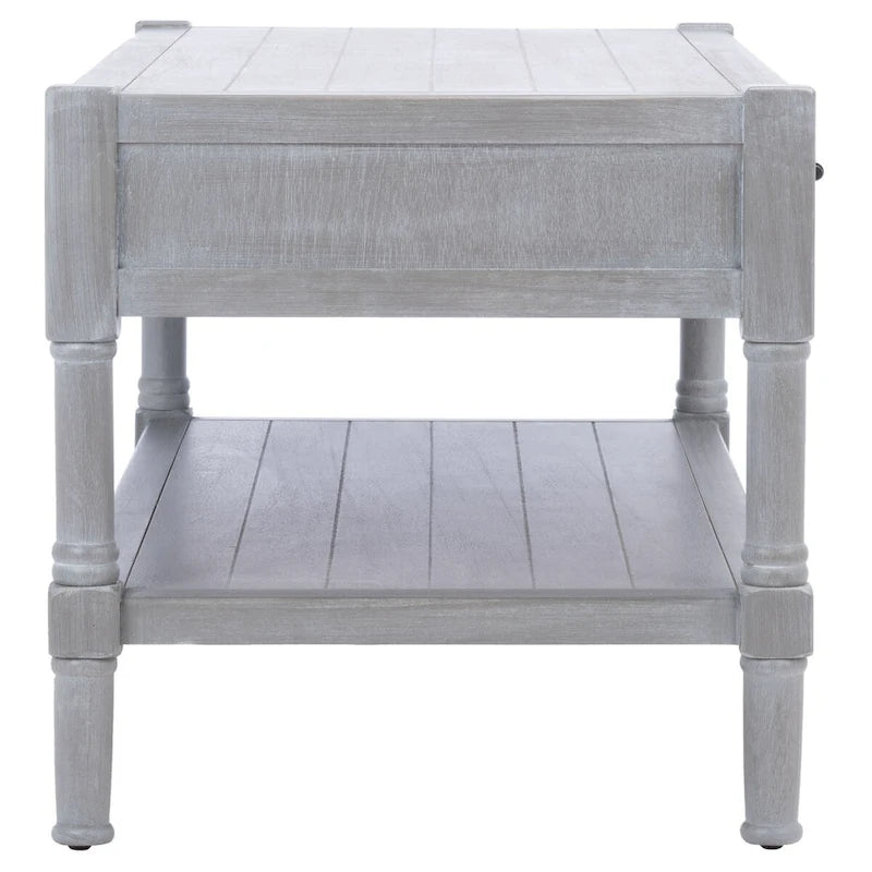 2-Drawer Bottom Shelf Coffee Table - 37.8 W x 19 L x 19 H - 38Wx19Dx19H