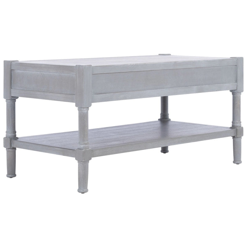 2-Drawer Bottom Shelf Coffee Table - 37.8 W x 19 L x 19 H - 38Wx19Dx19H