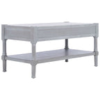 2-Drawer Bottom Shelf Coffee Table - 37.8 W x 19 L x 19 H - 38Wx19Dx19H