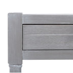 2-Drawer Bottom Shelf Coffee Table - 37.8 W x 19 L x 19 H - 38Wx19Dx19H