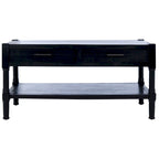 2-Drawer Bottom Shelf Coffee Table - 37.8 W x 19 L x 19 H - 38Wx19Dx19H