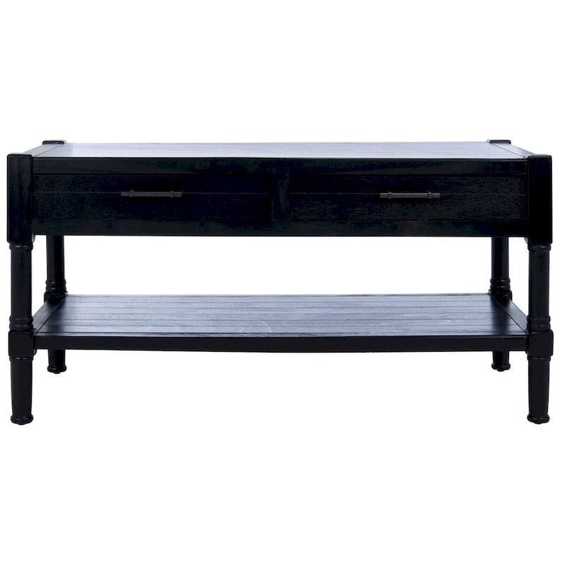 2-Drawer Bottom Shelf Coffee Table - 37.8 W x 19 L x 19 H - 38Wx19Dx19H