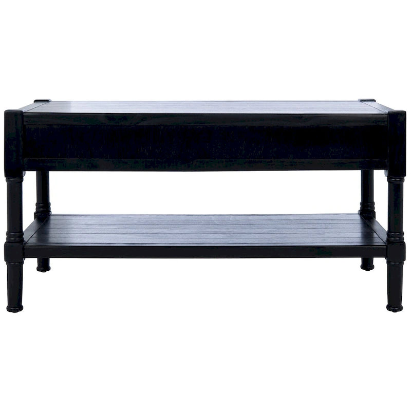 2-Drawer Bottom Shelf Coffee Table - 37.8 W x 19 L x 19 H - 38Wx19Dx19H