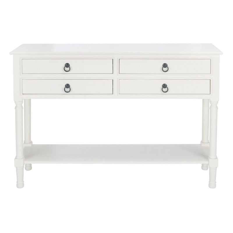 4-Drawer Console Table – 42W x 13D x 29.5H in