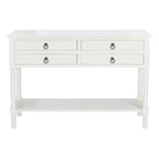 4-Drawer Console Table – 42W x 13D x 29.5H in
