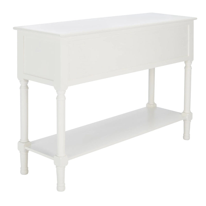 4-Drawer Console Table – 42W x 13D x 29.5H in