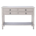 4-Drawer Console Table – 42W x 13D x 29.5H in