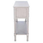 4-Drawer Console Table – 42W x 13D x 29.5H in