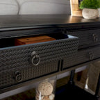 4-Drawer Console Table – 42W x 13D x 29.5H in
