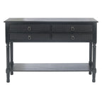 4-Drawer Console Table – 42W x 13D x 29.5H in