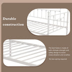 Metal Daybed Frame – Heavy Duty Twin Size Sofa Bed