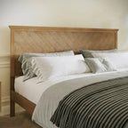 Solid Wood Platform Bed Frame with Headboard and Footboard – Queen or King, 800 lb Capacity
