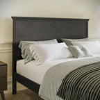 Solid Wood Platform Bed Frame with Headboard and Footboard – Queen or King, 800 lb Capacity