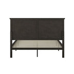 Solid Wood Platform Bed Frame with Headboard and Footboard – Queen or King, 800 lb Capacity