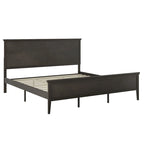 Solid Wood Platform Bed Frame with Headboard and Footboard – Queen or King, 800 lb Capacity