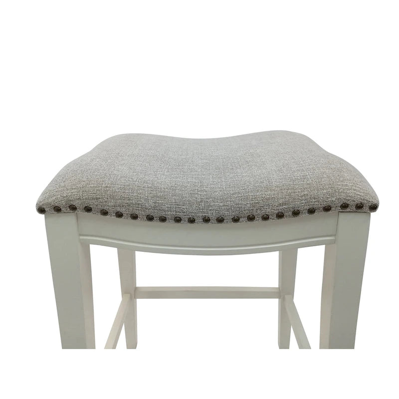 30" Saddle Barstool - Set of 2