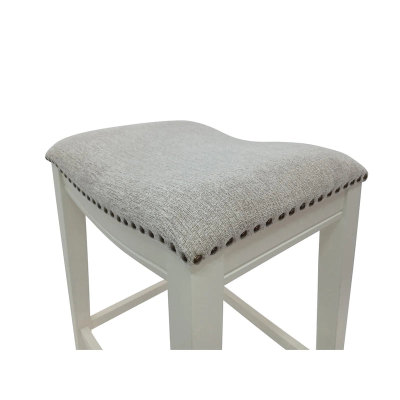 30" Saddle Barstool - Set of 2