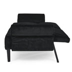 Velvet Convertible Sofa Bed with Adjustable Armrests – Sleeper Area 87W x 39.5D in