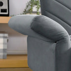Velvet Convertible Sofa Bed with Adjustable Armrests – Sleeper Area 87W x 39.5D in