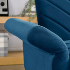 Velvet Convertible Sofa Bed with Adjustable Armrests – Sleeper Area 87W x 39.5D in