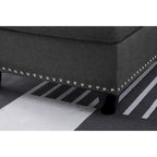 98-inch Wide Left Hand Facing Sofa with Chaise and Ottoman - 98W x 71D x 33H