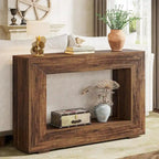 Rustic Console Table for Entryway, Hallway or Living Room – 47.24W x 32.8H x 11.81D in
