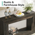 Rustic Console Table for Entryway, Hallway or Living Room – 47.24W x 32.8H x 11.81D in