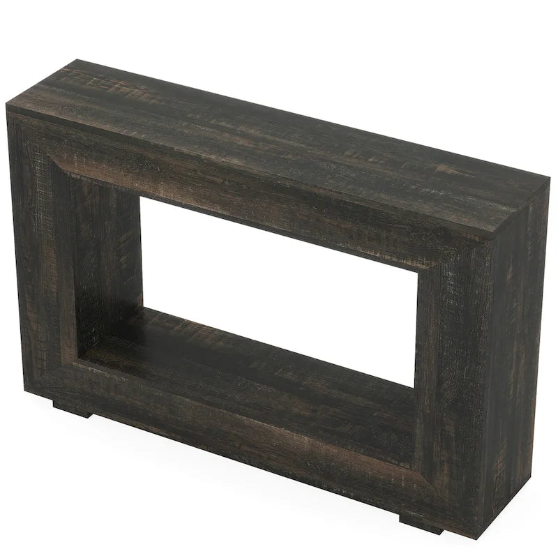 Rustic Console Table for Entryway, Hallway or Living Room – 47.24W x 32.8H x 11.81D in