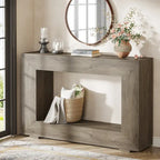 Rustic Console Table for Entryway, Hallway or Living Room – 47.24W x 32.8H x 11.81D in