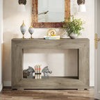 Rustic Console Table for Entryway, Hallway or Living Room – 47.24W x 32.8H x 11.81D in