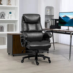 PU Leather Executive Office Chair – 400 lb Capacity, Adjustable Height 20–23.25 in