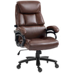 PU Leather Executive Office Chair – 400 lb Capacity, Adjustable Height 20–23.25 in
