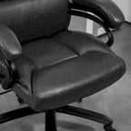 PU Leather Executive Office Chair – 400 lb Capacity, Adjustable Height 20–23.25 in