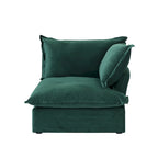 Modular Velvet Sofa – 3 or 4 Seat, Removable Covers, Pine Wood Frame